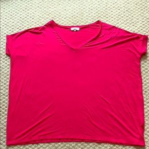 Loose fitting tee shirt